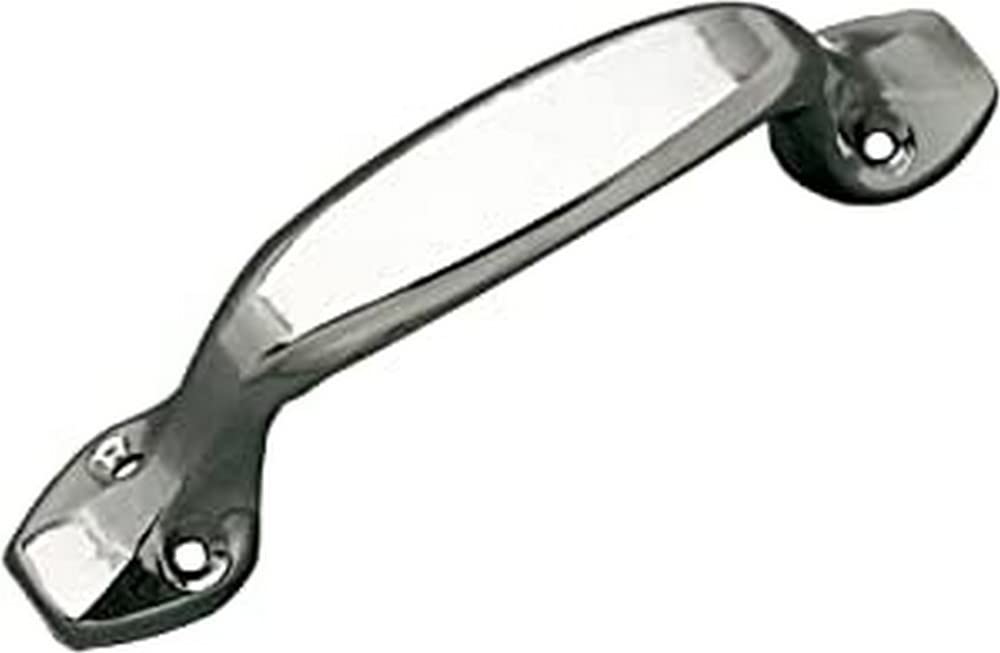 Amig - Multi-Purpose Mod.5 Steel Handle in Chrome Finish, Handle Ideal for Placing Horizontal or Vertical in Drawers and Doors of All Types of Furniture and Cabinets, Measurement: 105 mm, Multi-Colour