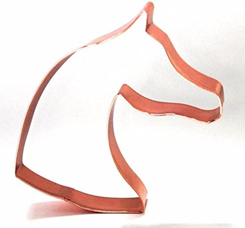 "HORSE HEAD COOKIE CUTTER" - 5" x 4.5" Arabian Type w/ Gift Box with Recipes (Arab Type, 5" x 4.5")