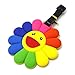 Coolrunner 2pcs Luggage Suitcase Tags Labels ID Tags Business Card Holder (Sun Flower)