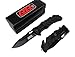 Rogue River Tactical New Military G10 Handle Black Spring Assisted Pocket Knife (Black)