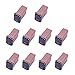 10 Pack 608830 30 Amp Micro Cartridge Fuses Micro Fuse FMM Mcase Micro Female Fuses for Cars, Trucks, and SUV