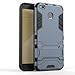 Xiaomi Redmi 4X Hybrid Case DWaybox 2 in 1 Heavy Duty Armor Hard Back Cover Case with kickstand for Xiaomi Redmi 4X / Hongmi 4X 5.0 Inch (Black Plus Gray)