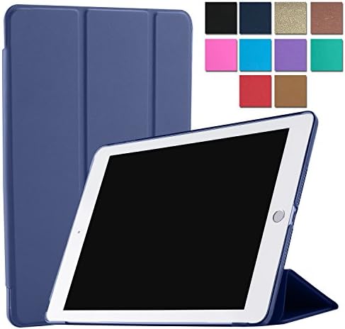 DuraSafe Cases for iPad 6th 5th Generation case 9.7 Inch Model A1822 A1823 A1893 A1954 Smart Slim Lightweight Protective Cover with Auto Wake/Sleep Function-Navy Blue