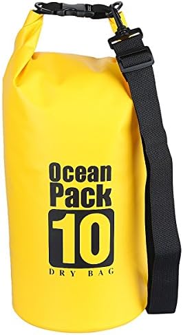 Sportmusies 10L/20L/30L Dry Bag Sack, Heavy Duty PVC Waterproof Bags for Kayaking Boating Canoeing Hiking Fishing Rafting Swimming Camping