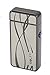 BOLT Lighter® USB Rechargeable Windproof Electric Plasma Dual Arc Lighter Set with USB Charging Cable and Carrying Pouch (Curvy Lines)
