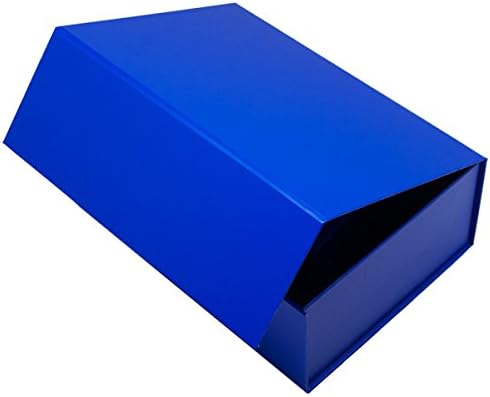 Luxurious Magnetic Gift Box for Birthdays, Xmas, Weddings or Corporate Gifts (Blue, A3-430 X 310 X 150 mm)