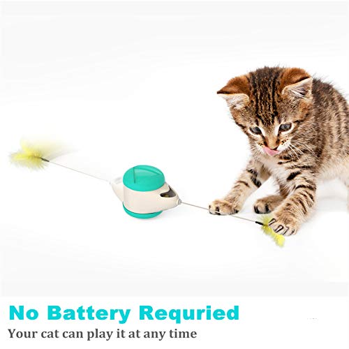 Interactive Cat Chasing Toys for Indoor Cats, Kitten Chaser Toys with