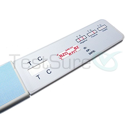 10 TestSure Benzodiazepine (BZO) Drug Test Kit, At Home Urine Drug Screen for Benzo Medications such as Xanax & Valium - Thumbnail 3