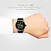 for Fossil Q Marshal Band, Lamshaw Classic Silicone Replacement Band for Fossil Q Marshal (Black)
