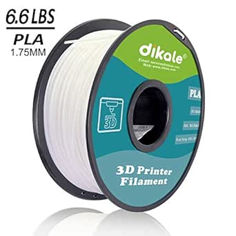 Amazon.com: Dikale PLA 3D Printer Filament - 3KG 6.60 lbs ...