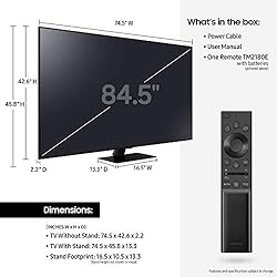 SAMSUNG 85-Inch Class QLED Q80A Series - 4K UHD
