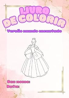 Livro Meu Mundo Encantado (Para colorir)