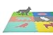 Woodland Animals Play Mat ~ Non Toxic Crawl Mat with Softer, Thicker EVA Foam for Fall Protection, 9 Tiles + 9 Inserts + 12 Borders, Patent Pending, 4.5