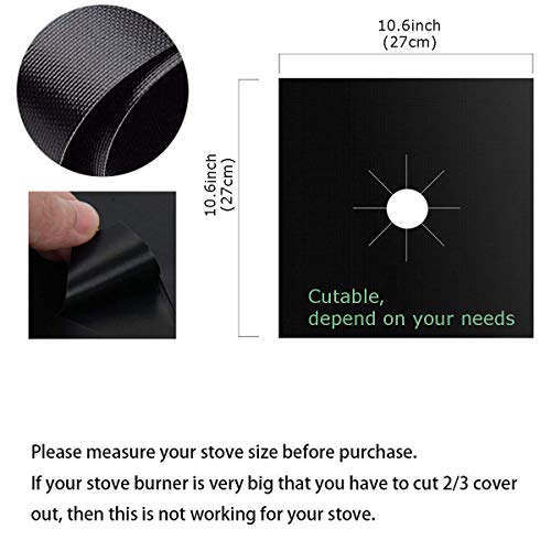 3 Burner+Protectors+Thickness+Reusable+Non+Stick