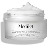 Medik8 Total Moisture Daily Facial Cream - Hydrating Peptide Face Moisturizer with Hyaluronic Acid - Face Cream Supports Skin Barrier - 1.6 oz