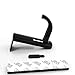 Headphone Headset Hanger Monitor Stand Holder Headset Stick-on Hook, Blackthumb 2