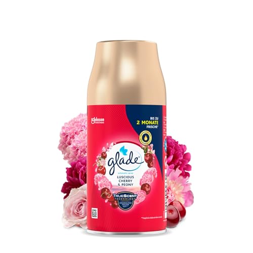 Glade (Brise) - Ricarica spray automatica, fragranza Luscious Cherry & Peony, 1 confezione da 4x269 ml (1 x 1.1 kg)