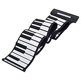 Jianxiu 88 Keys Roll up Electronic Piano Keyboard Flexible Roll up Electronic Keyboard Piano