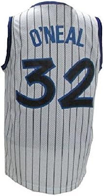 Fotrsta Orlando 32 Space Moive Jerseys Men's O'Neal Jerseys Shaquille Basketball Jersey White (XL)