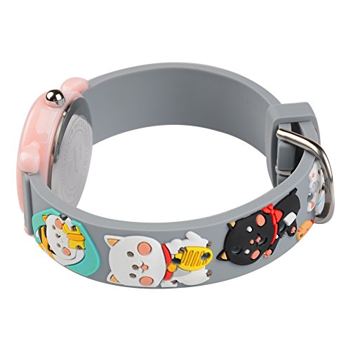 image for Venhoo Kids Watches Cartoon Waterproof Silicone Children Wristwatches 