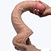 16.14 Inch Huge 3 Inch Thick Oversize Realistic Dildo, Female Masturbation Massive Adult Toy for Women Couple(Skin)