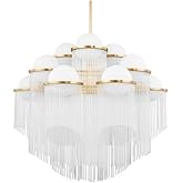Corbett Lighting 398-38-AGB Celestial 12 Light 39 inch Aged Brass Chandelier Ceiling Light