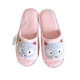 EURO SKY Black Cat Antiskid Waterproof Indoor Slippers Household shoes