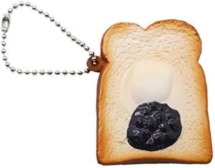 Tokyo Bakery Newest Release Super Soft Fluffy Mini Blueberry Jam with Butter Toast Squishy with Delicious Aroma by Tokyo Bakery