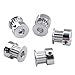 Qunqi 5PCS Aluminum GT2 Timing Belt Pulley 20 Teeth Bore 5mm Width 6mm + Wrench for RepRap 3D Printer Prusa i3