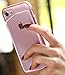 iPhone 8 Case, iPhone 7 Case, Clear Scratch Resistant Transparent Back Cover  with  TPU Rubber Shock Bumper for iPhone 8 & iPhone 7 Air Space Shockproof -Rose Gold