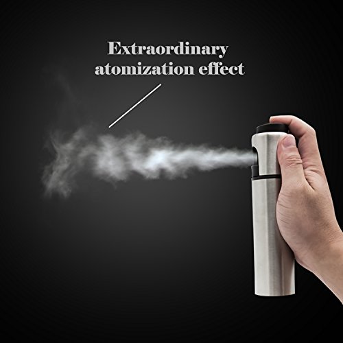 Olive Oil Sprayer, Stainless Steel Olive Oil Dispenser Cooking Spray Bottle Oil Mister Kitchen Vinegar Sprayer Barbecue Marinade Spray Bottle with Bouns Brush (Not Oil Column)