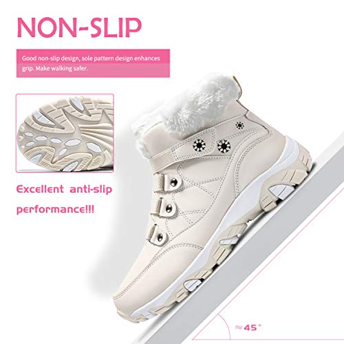 ASHION-Womens-Waterproof-Winter-Shoes-Non-Slip-Warm-Snow-Boots
