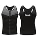 TELALEO Waist Trainer for Women Neoprene Sauna Sweat Body Shaper Slimming Weight Loss Belt Light Black XL