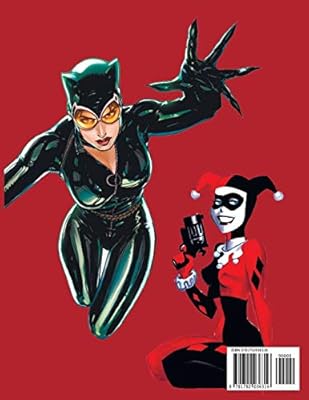 Catwoman And Harley Quinn Coloring Book 2 In 1 Coloring Book For Kids And Adults Activity Book Great Starter Book For Children With Fun Easy And Relaxing Coloring Pages By Westfild Angela