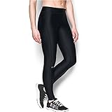 Under Armour Women's HeatGear Armour Legging, Black/Black, Small