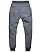 Match Mens Tracksuit Training Running Jogging Pants (30, W5037 Dark Gray)