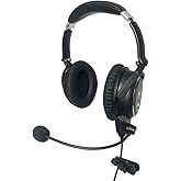 UFQ A7 ANR Aviation Headset- A7 Could be a Small Version B X-20 BUT More Comfortable,Clear Communication,Durable,Great Sound Quality for comms and Music with MP3 Input,Free with a Headset Bag