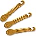 FunFitness Bike Tire Lever - Gold - Premium Hardened Plastic Levers to Repair Bicycle Tube - Must Have Tool Kit for Road Bicyclist - Set of 3