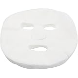 uxcell 40 Pcs White Cosmetic Tool Enlarged Cotton Facial Mask Sheet for Ladies