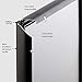 M&T Displays Opti Snap Poster Frame 8.5x11 Inch Black 1