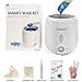 Wax Warmer Kit for Hair Removal Home Waxing with 7oz Hard Wax Beans(Chamomile) & 3.5oz Brazilian Wax & 15ml PostWax Lotion for Bikini Waxing or All Body Formula (White)