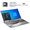 Slim Computer Laptop15.6”, Intel J4125 Quad Core 8GB DDR4,256GB SSD, Windows 11 Compatible, PC Notebook 1080P Windows…
