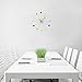 Soledi 14 inch Creative Design Wall Clock with Colorful Wooden Balls Precision Quartz Movement