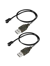 uxcell - Cable de carga USB para coche (3,6 V, 250 mAh, Ni-MH, Ni-CD)