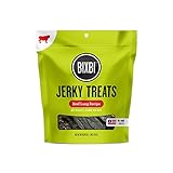 BIXBI Jerky Dog Treats, Original Beef Lung, 10 oz