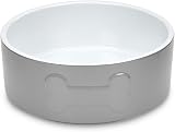 Petface Bone Ceramic Pet Bowl 20 cm Grey White for Dogs Cats view 1