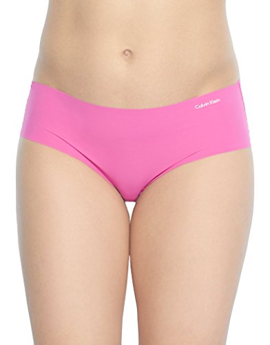 Calvin Klein Uni-Sex Invisibles Hipster, Shimmer Green, Medium