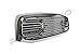 Razer Auto Chrome Big Horn Complete Grille Factory Replacement Grille w/Shell (Chrome) for 2006-2008 Dodge RAM 1500, 2006-2009 Dodge RAM 2500/3500