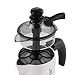 Bialetti 5410 Kremina Espresso Maker, Silver/Black