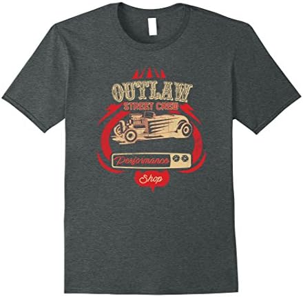 Mens Outlaw Street Crew Performance Shop 2XL Dark Heather